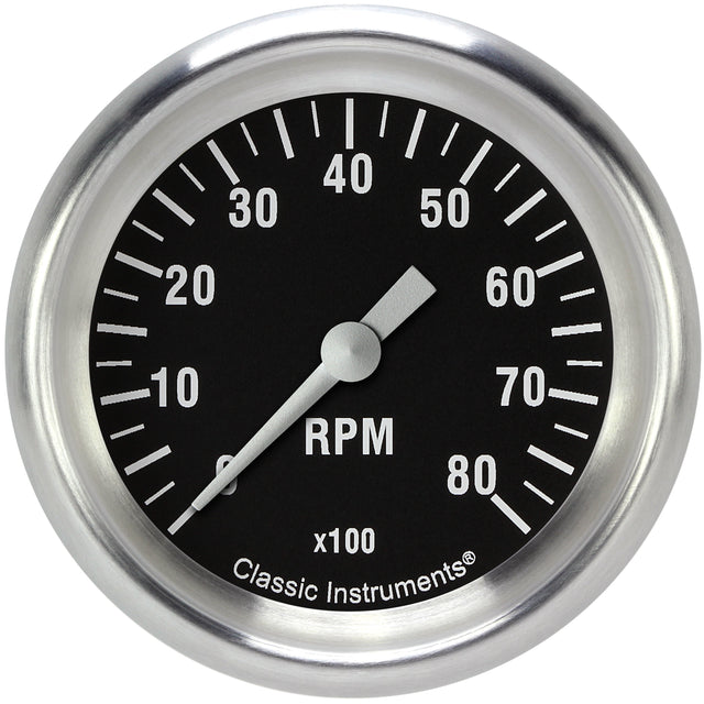 Classic Instruments HOT ROD 2 5/8IN TACHOMETER FS - HR383APF