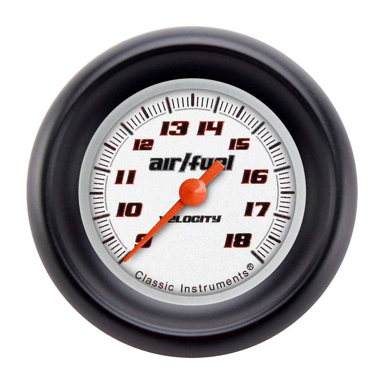 Classic Instruments Velocity White 2 1/8" Air Fuel Ratio Gauge - VS194WBPF