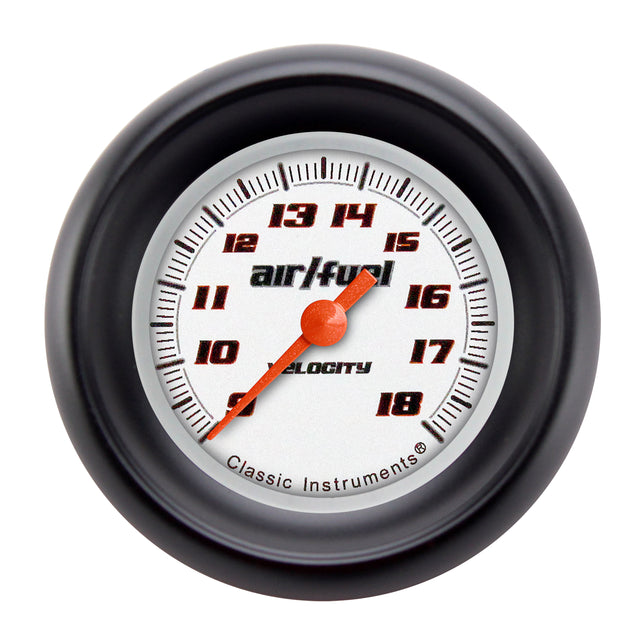 Classic Instruments Velocity White 2 1/8" Air Fuel Ratio Gauge - VS194WBPF