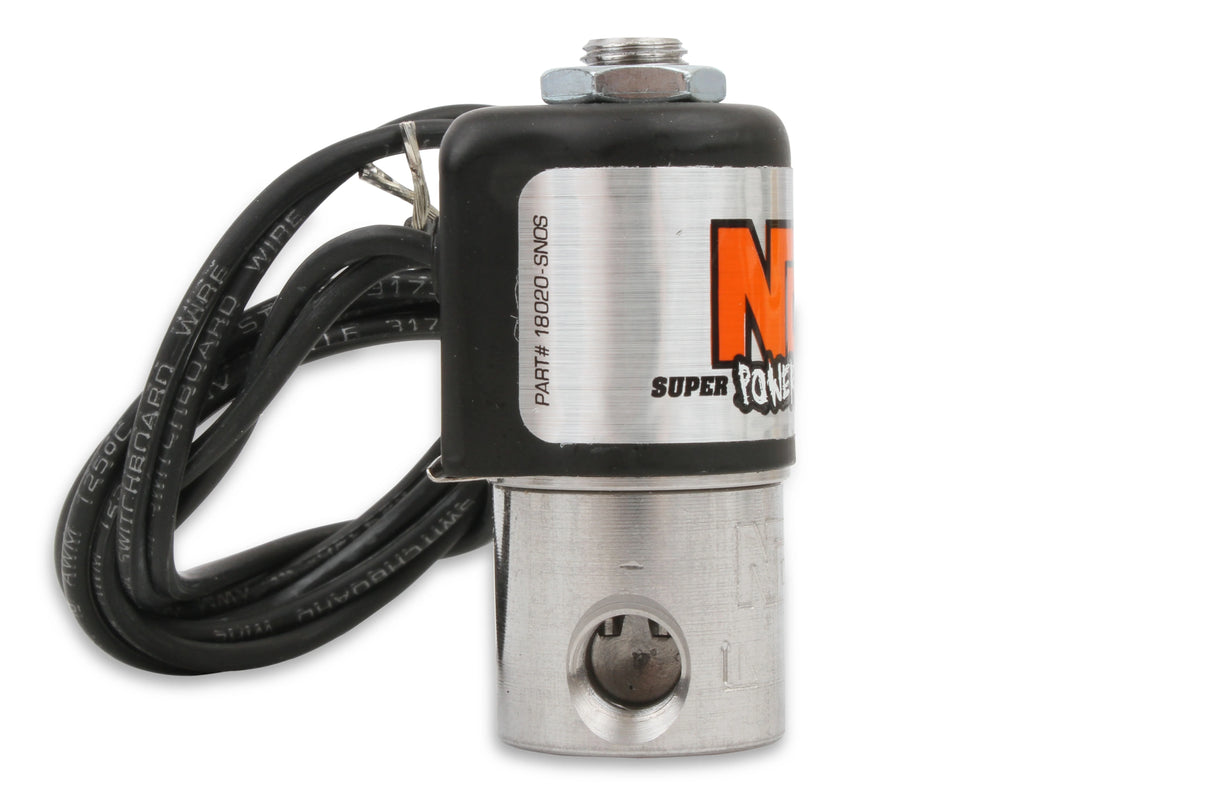 NOS -4AN Nitrous Bottle Purge Valve-Black - 16030BNOS