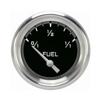 Classic Instruments Autocross Gray 2-5/8" Fuel Level Gauge (75-10 Ohm) - AX211GAPF