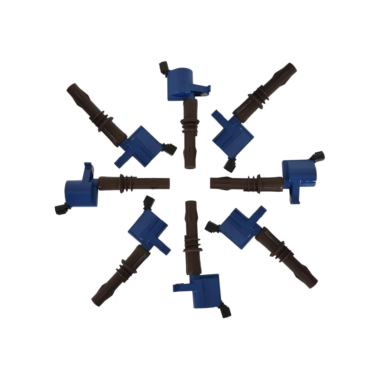 ACCEL Ignition Coil - SuperCoil - 2008-2014 Ford 4.6L/5.4L/6.8L 3-valve, Blue, 8-Pack - 140033EB-8