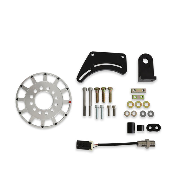 Holley 556-173 7-Inch 12-1X Crank Trigger Kit, Coyote, Hall Effect