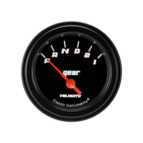 Classic Instruments Velocity Black 2 18/" Gear Indicator - VS07BBLF