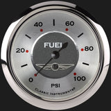 Classic Instruments All American 2 5/8" Fuel Pressure Gauge, 100 psi - AW346SRC