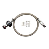 B&M Locking Auto Trans Dipstick & Tube - Billet Aluminum/Stainless Steel Braided - 22168