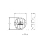 B&M Hi-Tek Aluminum Differential Cover for GM 8.875-inch 12-bolt Car - 70500