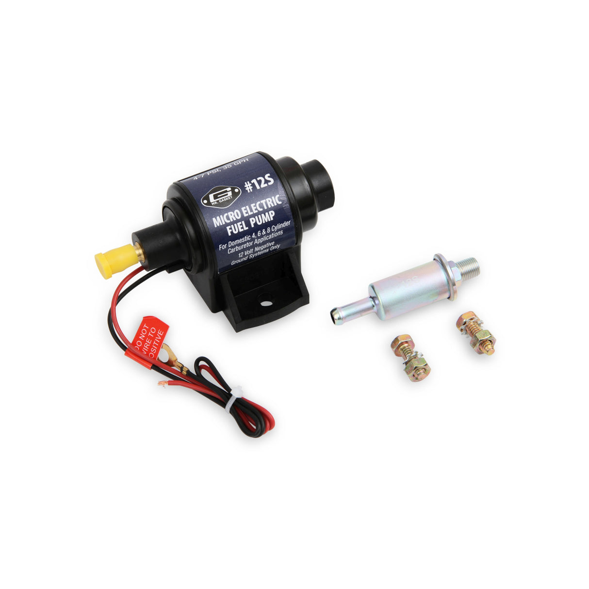 Mr Gasket Micro Electric Fuel Pump - 12S