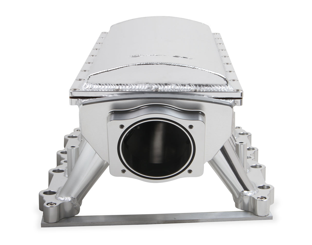 Holley 833151 Sniper EFI Fabricated Race Intake Manifold - 2011-14 Ford 5.0L Coyote - Silver