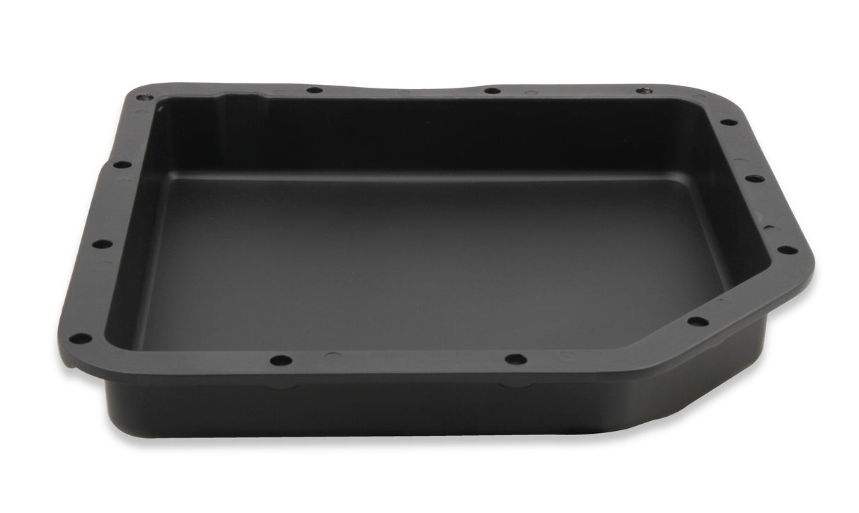 Mr Gasket Transmission Oil Pan - Black Aluminum - 9795BMRG