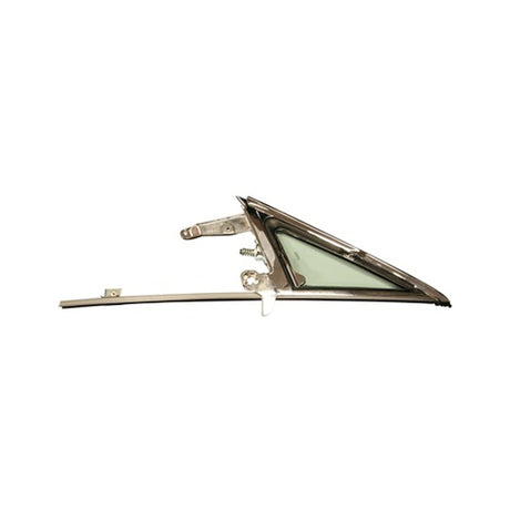 Scott Drake Vent Window Frame and Door Glass Run Assembly, Left Side, Tinted - C5ZZ-65222405TK