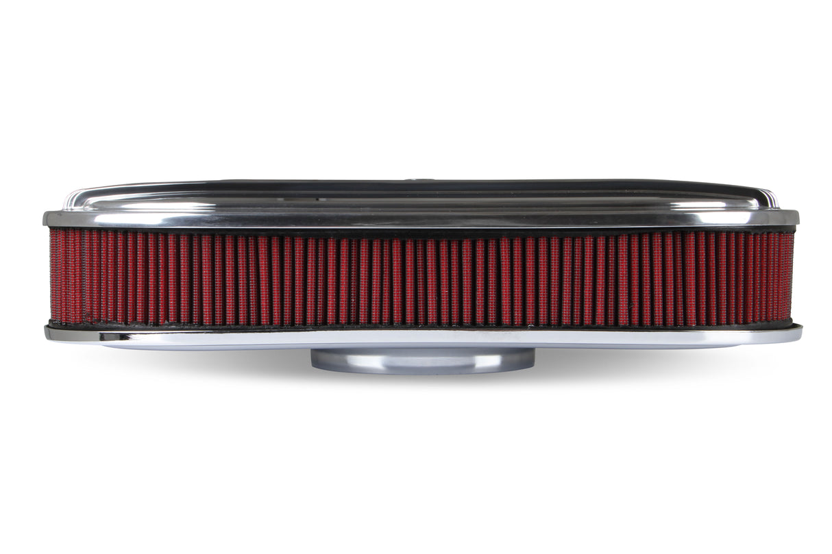 Holley 120-401 Vintage Series Oval Air Cleaner - Polished