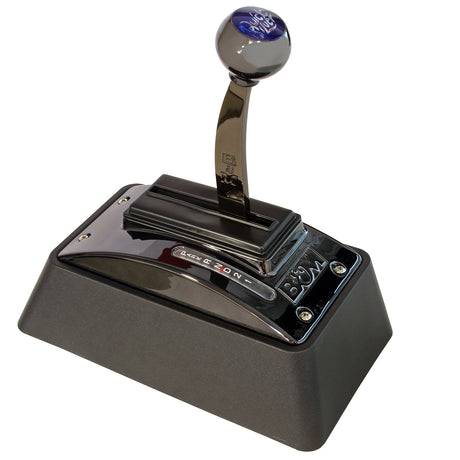 B&M Automatic Ratchet Shifter - Quicksilver - Black - 81683