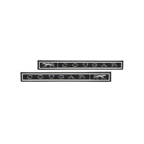 Scott Drake Quarter Emblems, Cougar (Pair) - C7WY-6528818-9A