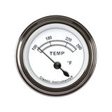 Classic Instruments Classic White 2-1/8" Water Temperature Gauge - CW26SLC