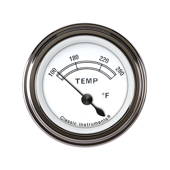 Classic Instruments CLASSIC WHITE 2IN WATER TEMP - CW26SLC