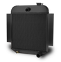 AFCO 1942-48 Chevy Car Aluminum Black Radiator - Chevy Engine - 80166-B-NA-N 80166-B-NA-N