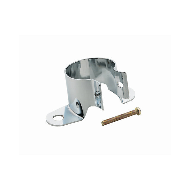 Mr Gasket Chrome Coil Holder Bracket with Bolt - Angled Mount - 9767