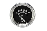 Classic Instruments Hot Rod 2 5/8" Oil Pressure Gauge - HR281SLF