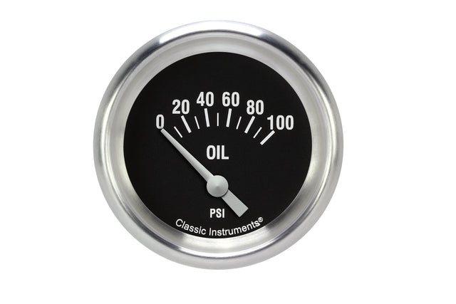 Classic Instruments Hot Rod 2 5/8" Oil Pressure Gauge - HR281SLF