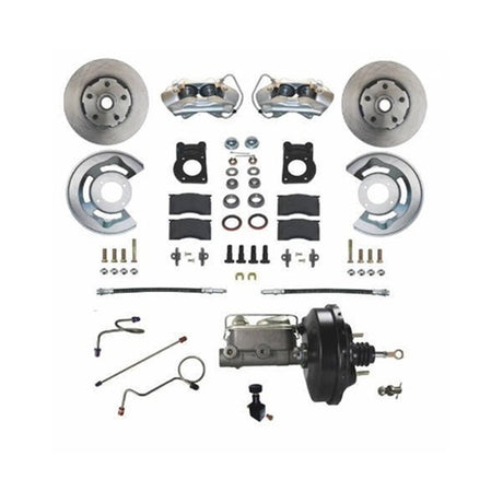 Scott Drake - Power Disc Brake Conversion Kit Works With Automatic or Manual Transmissions - DBC-A134-A