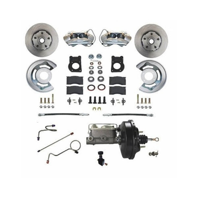 Scott Drake - Power Disc Brake Conversion Kit Works With Automatic or Manual Transmissions - DBC-A134-A