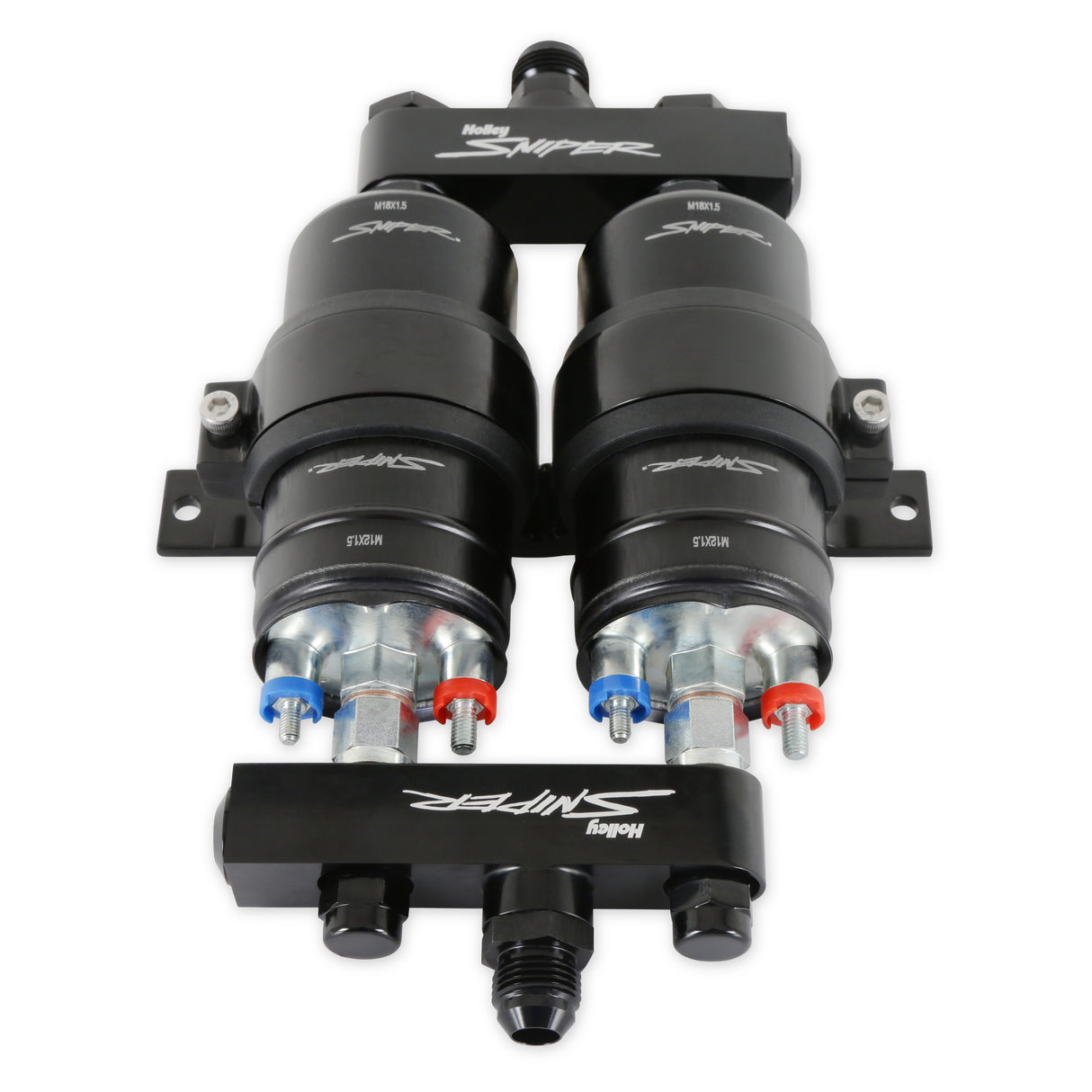 Holley 12-270 Sniper 3.5 GPM Twin Pump and Manifold Kit