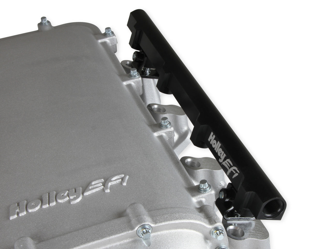 Holley 300-680 Ultra Lo-Ram Manifold Kit Single Injector- Satin - GM LS3/L92