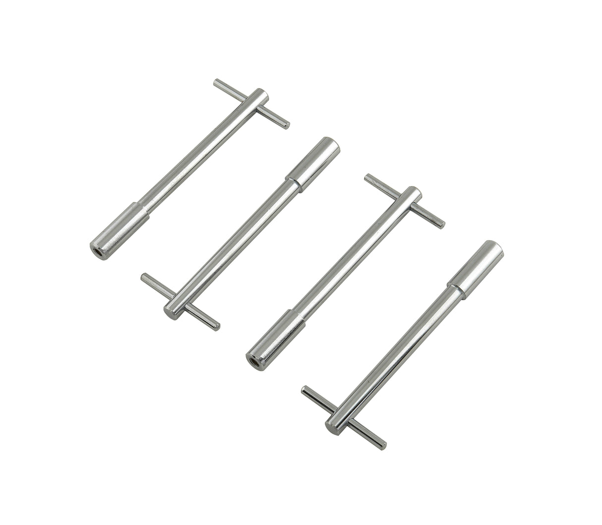 Mr Gasket Valve Cover T Wing Bolts - 1/4-20 x 5 Inch - Chrome Plated - 9820