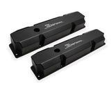 Holley 890005B Sniper Valve Cover - Fabricated Aluminum - Chrysler BB - Short Bolt - Black
