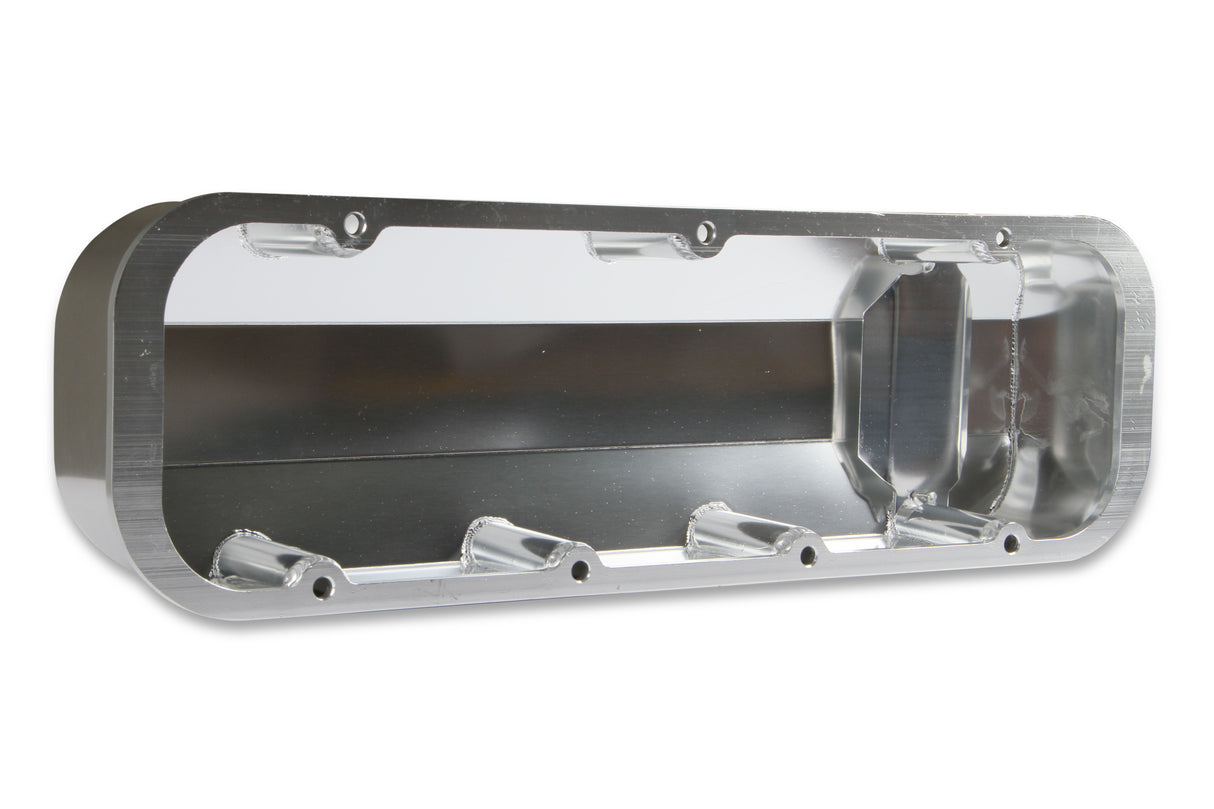 Mr Gasket Fabricated Aluminum Valve Covers with Breather Holes - Short Bolt - 6830G