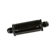 Mr Gasket -6 AN Male Fuel Filter 30 Micron - Black - 2006-BL