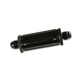 Mr Gasket -6 AN Male Fuel Filter 30 Micron - Black - 2006-BL