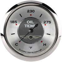 Classic Instruments All American 2-5/8" Oil Temperature Gauge - AW328SRC