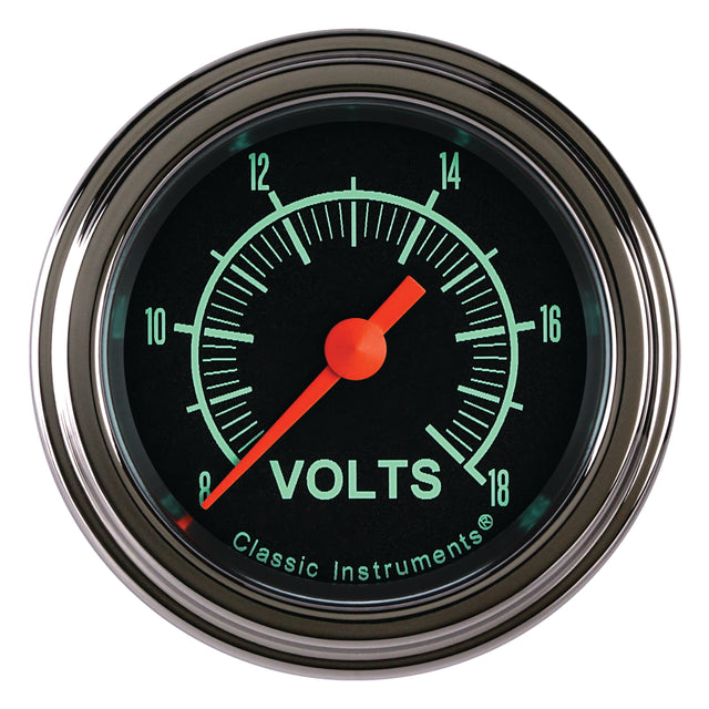 Classic Instruments G/Stock 2-1/8" Volt Gauge - GS130SLF