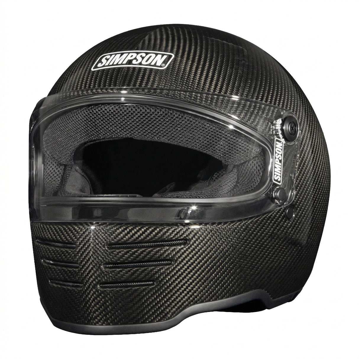 Simpson Motorcycle M62 Bandit Helmet - Carbon Fiber - Extra Large - M62CXL