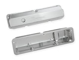 Holley 890001 Sniper Valve Cover - Fabricated Aluminum - Ford FE - Tall - Natural Anodized