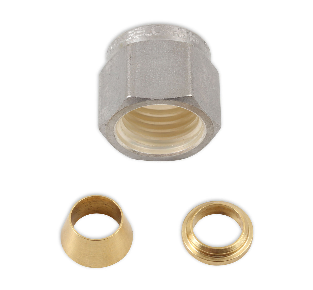Racepak 1/4" THERMOCOUPLE NUT & FERRULE - 800-TX-NF4