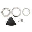 Hurst Billet Shifter Boot and Bezel - Round - Polished Finish - 116000HST
