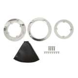 Hurst Billet Shifter Boot and Bezel - Round - Polished Finish - 116000HST