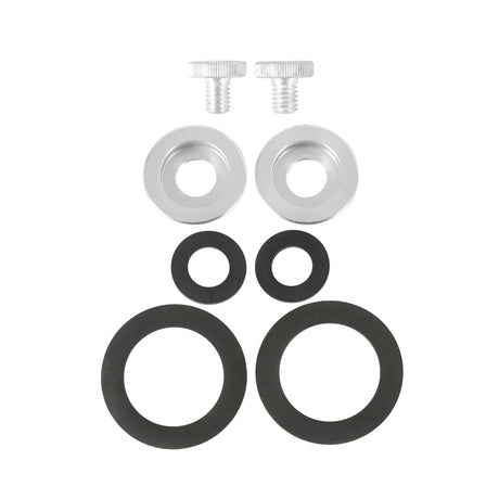 STILO Colored Visor Screw Kits Silver - YA0817