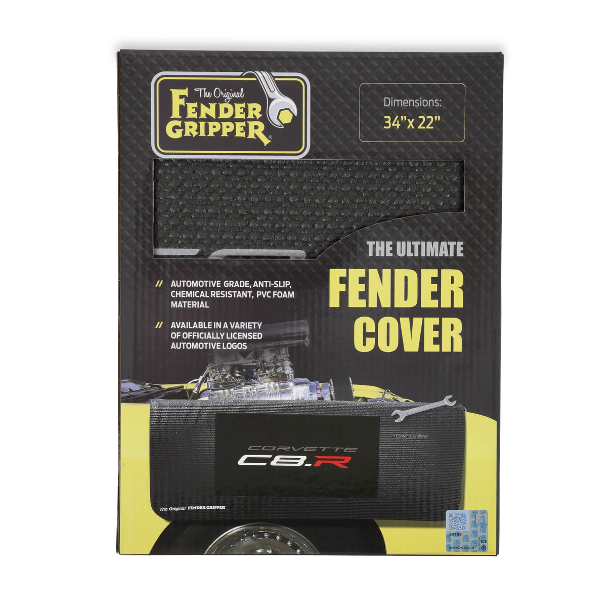 Fender Gripper Corvette C8 logo - FG2080