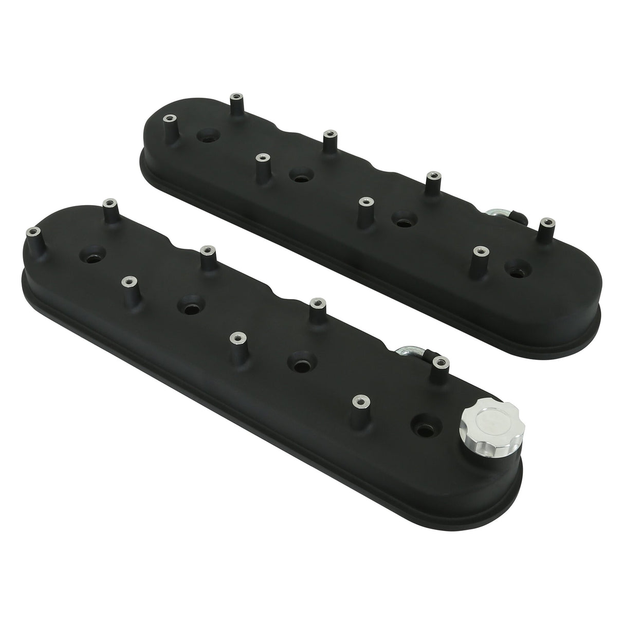 Holley 241-112 Tall LS Valve Covers - Satin Black