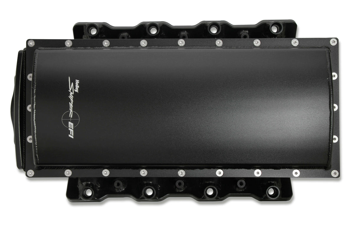 Holley 838232 Sniper EFI Fabricated Race Series Intake Manifold - GM LS3/L92 - 90mm - Black