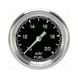 Classic Instruments Autocross Gray 2 5/8" Air Fuel Ratio Gauge - AX394GAPF