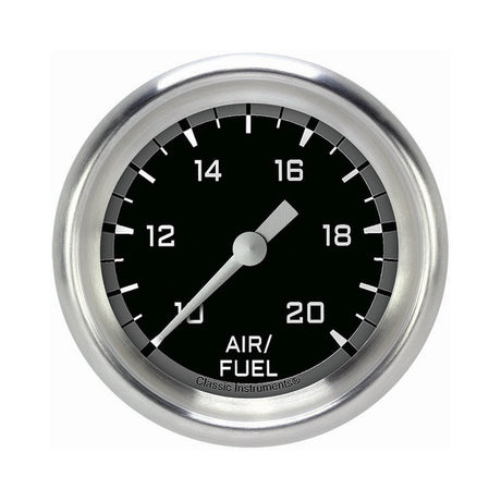 Classic Instruments Autocross Gray 2 5/8" Air Fuel Ratio Gauge - AX394GAPF