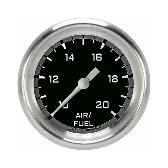 Classic Instruments Autocross Gray 2 5/8" Air Fuel Ratio Gauge - AX394GAPF