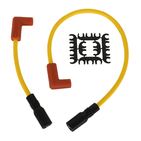 ACCEL Custom Wire Set - 2000-2017 Softail - w/ carb or FI - 8MM - Yellow - 171100-Y