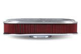 Holley 120-400 Vintage Series Oval Air Cleaner - Natural Cast