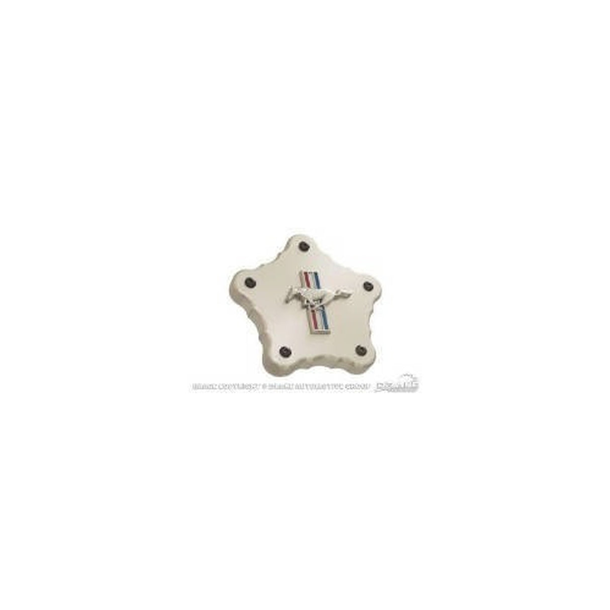 Scott Drake Billet Hub Cap with Horse (Set of 4) - B-1130-H-T